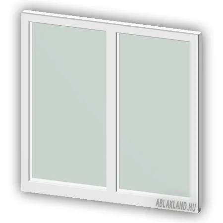 120x90 Műanyag ablak, Kétszárnyú, Fix, Force+