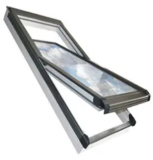 66x98 Műanyag tetőtéri ablak ajándék burkolókerettel, Winlight PVC